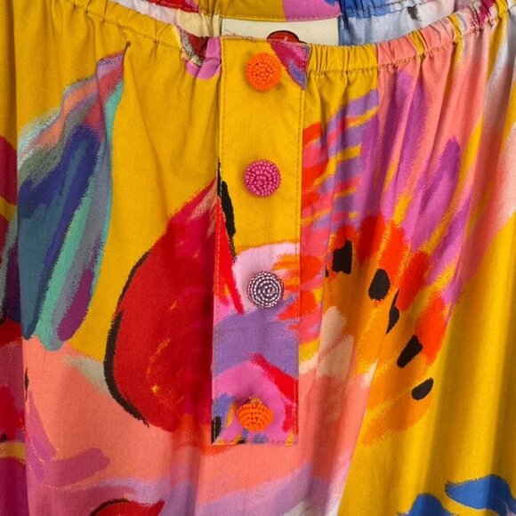 FARM Rio Multicolor Off-Shoulder Maxi Dress - Picture 7 of 16